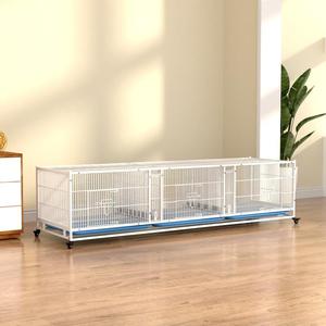 Cage à pigeons de course en fil de fer galvanisé à 4 niveaux de 2,1 m pour l'élevage et l'entraînement des <span class=keywords><strong>oiseaux</strong></span>, fournitures de qualité pour <span class=keywords><strong>oiseaux</strong></span> - Product Image 6