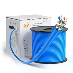 UTP Cat5ネットワークケーブル<span class=keywords><strong>Cat5e</strong></span> CCA LANケーブルUTP Cat 5e銅導体付きPE絶縁体コンピューター用 - Product Image 6