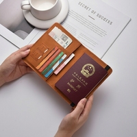 Étui de Passeport en PU Doux Multi-couleurs, Portable, pour Billets de Voyage et Cartes d'Identité – Idéal pour les Affaires (Vente en Gros)