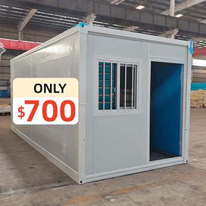Casa Contenedor Modular Plegable de 20 pies de Instalación Rápida, Impermeable, Prefabricada, Plegable, Móvil, para Oficina Temporal o Apartamento - Product Image 1