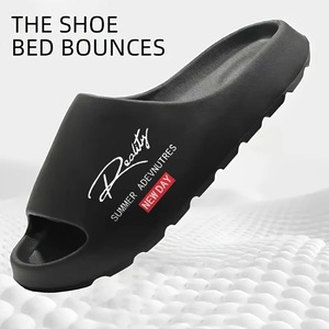 Men's Summer Beach Water <b>Shoes</b> <b>Soft</b> Sole Slippers Outdoor Casual Hollow Design Black Coffee White YM25415 - Product Image 1