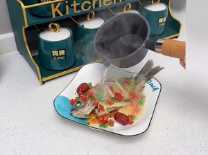 Poêle à frire en fonte antiadhésive à double usage (ménager et camping), pour cuisinière à gaz, fond plat, pour faire fondre le beurre, capacité 1-2L - Product Image 6