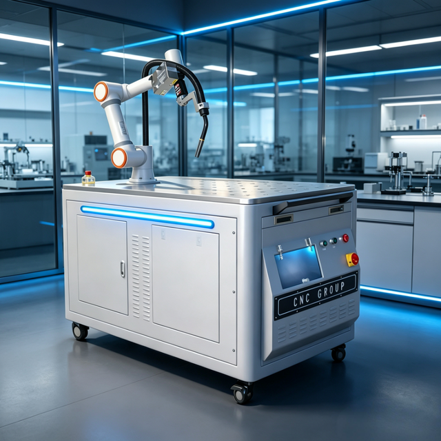 Economical Mobile Trolley Cobot Welding Machine 3kg 5kg 10kg Payload 6 Axis Collaborative Robotic Welding Arm