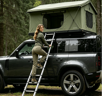 Tente de toit moderne en aluminium avec échelles pliantes et extensibles, étanche, capacité de charge de 150 kg, pour camping tout-terrain et utilisation en appartement