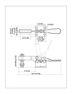 Pinces <span class=keywords><strong>à</strong></span> bascule <span class=keywords><strong>à</strong></span> loquet en acier au carbone en métal galvanisé 201B au détail personnalisé - Product Image 4