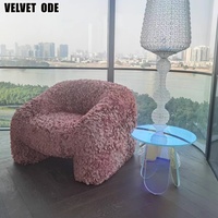 Canapé Lounge Simple Moooi Petal Chair - Canapé Design Texturé en Forme de Pétale, Confortable et Stylé, pour les Espaces de Salon