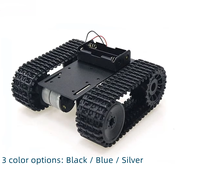 Châssis de char robot télécommandé sans fil DOIT TP101 compatible avec panneau métallique de voiture intelligente 33 moteurs
