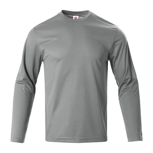 T-Shirt Fitness taglia per adulti per bambini 100% poliestere abbigliamento sportivo da palestra a manica lunga da uomo T-Shirt sportiva - Product Image 5