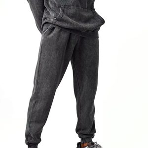 Dernier design de survêtement pour homme en coton 100% avec effet délavé, streetwear respirant, écologique et de haute qualité - Product Image 5