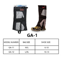 XATP Oxford Snow Gaiter Guêtres de bottes pour le ski Raquette Randonnée Chasse