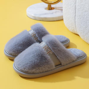 Nouvelles pantoufles personnalisées à nœud pour femmes – Chaussons d'intérieur et d'extérieur en coton chaud pour femmes – Nouveaux styles - Product Image 5