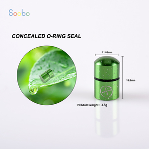 Contenitori Magnetici in Alluminio Nano <span class=keywords><strong>con</strong></span> <span class=keywords><strong>Tappo</strong></span> <span class=keywords><strong>a</strong></span> <span class=keywords><strong>Vite</strong></span>, Multifunzione per Geocaching, Incisione Laser Personalizzata <span class=keywords><strong>a</strong></span> Colori Brillanti - Product Image 6