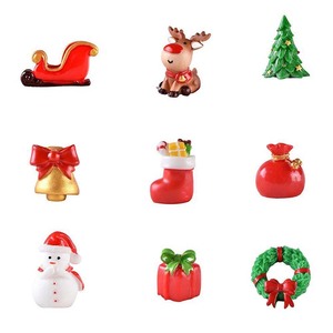 Custom make Christmas Resin Elk ornamenti di <span class=keywords><strong>babbo</strong></span> <span class=keywords><strong>natale</strong></span> decorazione di <span class=keywords><strong>buon</strong></span> <span class=keywords><strong>natale</strong></span> per miniature di figurine domestiche - Product Image 6