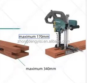 Perceuse à bois portable 17 cm à moteur sans balais pour trous carrés et mortaises, et scie à chaîne - Product Image 5