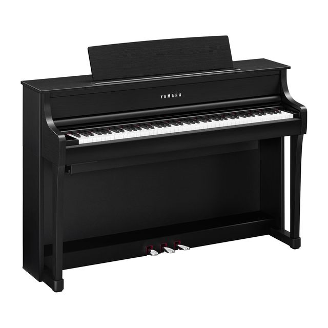 Yamahas CLP-875B Beginner-level piano for examination and grading - 88-key high-end three-pedal upright piano