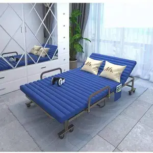 중국 사용자 정의 만든 거실 가구 접이식 다기능 스틸 소파 침대 부드러운 매트리스