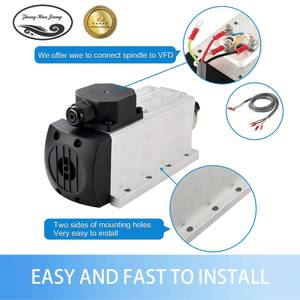 Lancement d'un nouveau produit, directement de l'usine : moteur de broche refroidi par air 1,5 kW ER11 24000 tr/min 110 V/220 V, adapté aux CNC - Product Image 4