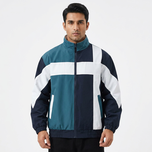 Custom <b>Men's</b> Waterproof <b>Canvas</b> Windbreaker <b>Jacket</b> with Zipper <b>Men's</b> Sportswear Coats Personalized Windbreaker - Product Image 1