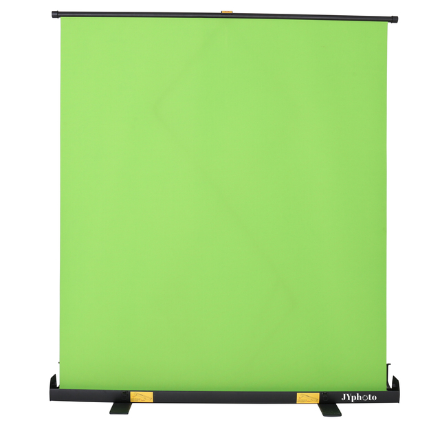 Pull up Green Screen, Collapsible Chroma Key Panel for Background Removal, 1.48*2m Portable Wrinkle Resistant Green Backdrop