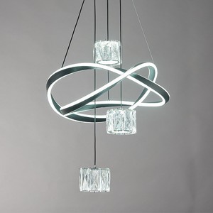 Lámpara Colgante Vintage Estilo Escuela, Diseño Moderno de Hierro, Altura Ajustable, Pantalla Acrílica, LED, Control Remoto, Regulable - Product Image 5