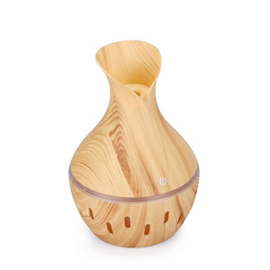 Creative Aroma Diffuser Wood Grain USB Powered Small Desk Humidifier <b>For</b> Home Office Use - Product Image 3