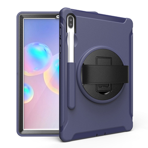 Per Samsung <span class=keywords><strong>galaxy</strong></span> Tab <span class=keywords><strong>S6</strong></span> T860 TPU cavalletto caso con le mani cinghia sul retro della copertina - Product Image 3