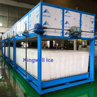 Máquina Industrial para Producción de Hielo en Bloques de 5 Toneladas, Venta Caliente 2025, Precio para África, Guinea, Haití, Perú