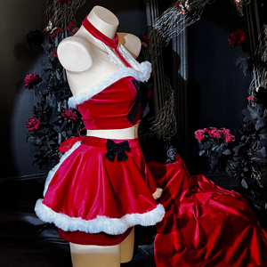 Winter Girls Xmas Cosplay Clothing Sleepwear Lingerie Lady Christmas Costume Dress Luxury Erotic Christmas Outfits - Product Image 5