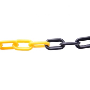 Chaîne en <span class=keywords><strong>plastique</strong></span> multicolore directe d’usine de 6mm pour la chaîne en <span class=keywords><strong>plastique</strong></span> de Barricade de sécurité de Barricade de traf - Product Image 1