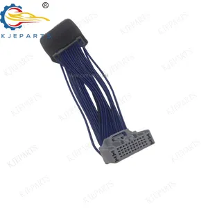 10CM Auto Custom Cable 22 Pin Male-Female Connector Wiring Harness With Sponge Wrap For Car