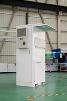 Système de stockage d'énergie solaire au lithium complet pour extérieur 50 kWh 51 kWh 512 V 100 Ah, compatible avec Deye, Growatt, Solis, etc.