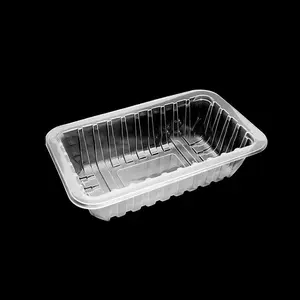 HSQY Factory Price Cheap PP Meat Tray Food Grade Clear Color Plastic Meat Packing Materials