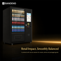 BANDENG 6610Pro 22T Vitrina Refrigerada Multifuncional con Enfriamiento de 4-25°C para Snacks y Bebidas, Autoservicio