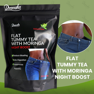 Dromaka – Infusion de <span class=keywords><strong>Moringa</strong></span> à prix d'usine <span class=keywords><strong>pour</strong></span> la nuit, mélange d'herbes <span class=keywords><strong>pour</strong></span> le bien-être et le contrôle de l'appétit, thé ventre plat - Product Image 3