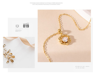 Joyería de Moda a Precios Accesibles, Collar de Acero Inoxidable con Colgante de Corazón de Circonio en Oro y Plata para <span class=keywords><strong>4</strong></span> Mejores Amigas, TGXL12638 - Product Image 5