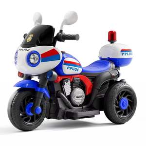 儿童警用骑乘车 <span class=keywords><strong>3</strong></span> 轮电池供电塑料玩具 - 8 岁 无遥控 - Product Image 2
