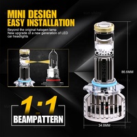 Luces de Proyector Automotrices Súper Brillantes Sunshiny Y9 PRO 9005 9006, Faro para Auto, Focos LED 9006, Luces para Coche 9006, Faro LED