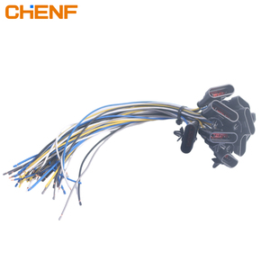 CHENF Câble de raccordement en fibre optique personnalisable avec terminal de voiture en cuivre, adaptateur d'alimentation, diverses longueurs de câble et couleurs de <span class=keywords><strong>gaine</strong></span> - Product Image 6