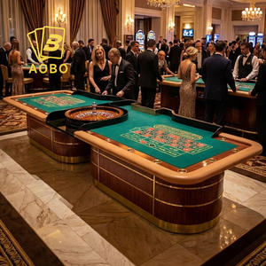 Mesa de Ruleta de Doble Apuesta de Lujo para Casino, Mesa de Juego de Ruleta Profesional, Equipo de Casino Personalizado - Product Image 6