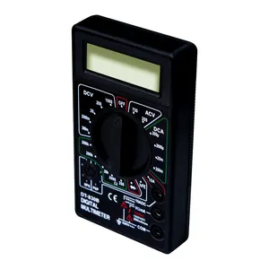 DT-830B LCD dijital Mini gerilim akımı Ohm transistör diyot test cihazı dedektörü DT830B multimetre