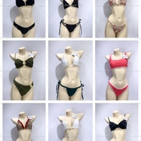 OEM/ODM Personalizado, MOQ 50 Piezas, Traje de Baño de Talla Grande con Bloques de Color para Mujer, Bikini con Estampado a Cuadros, Conjunto de Bikini con Camiseta