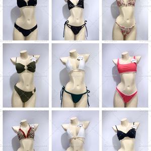 OEM/ODM Personalizado, MOQ 50 Piezas, Traje de Baño de Talla Grande con Bloques de Color para Mujer, Bikini con Estampado a Cuadros, Conjunto de Bikini con Camiseta - Product Image 6