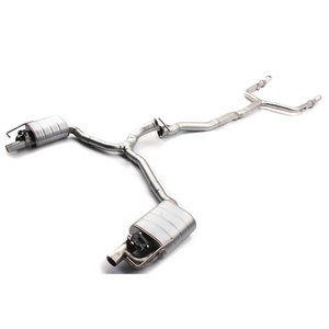 Système d'échappement sport à <span class=keywords><strong>prix</strong></span> d'usine Catback Mercedes-Benz W205 <span class=keywords><strong>C43</strong></span> <span class=keywords><strong>AMG</strong></span> 3.0T en acier inoxydable 304 avec silencieux à valve soudé TIG et télécommande - Product Image 1