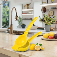 Aanpasbare Compacte Aluminium Stalen Handmatige Citruspers Efficiënte Handmatige Metalen Juicer Voor Citroen Limoen Fruit Groenten Gereedschap