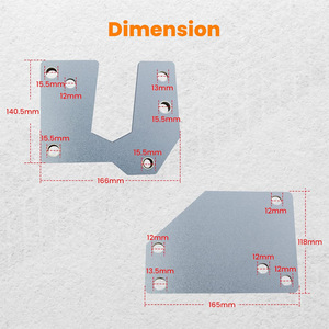 Kit de soporte de dirección asistida para camionetas GMC C10 1960-1966, pieza de repuesto de soporte de montaje de aleación - Product Image 4