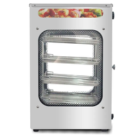 Réchauffeur de pizza commercial à 4 couches en acier inoxydable 800W Présentoir de nourriture chaude Réchauffeur de pâté