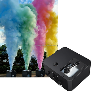 Macchina del fumo a colonna d'aria colorata con controllo remoto DMX, spruzzatore di nebbia verticale a colori per matrimoni, feste, bar, performance ed eventi <span class=keywords><strong>FX</strong></span> - Product Image 1