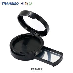 Empty Round Plastic Protein <b>Powder</b> Box <b>Food</b> <b>Powder</b> Box Plastic Round Shape <b>Powder</b> Box Blush Container - Product Image 1