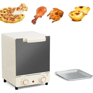 Horno Vertical Mini DON FELIZ de 15L y 1000W con Control de Termostato Eléctrico Ajustable, Parrilla de Convección y Función Multiusos - Product Image 5