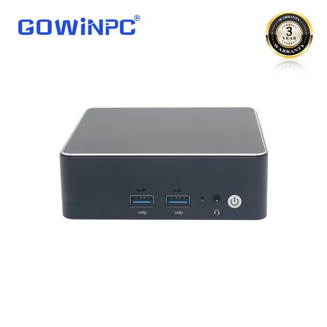 New Industrial 12Th Gen Mini PC Intel  i7 1355U i3 1315u Processor 8Gb DDR4 4800Mhz SSD+HDD 256Gb 12V Dual Lan